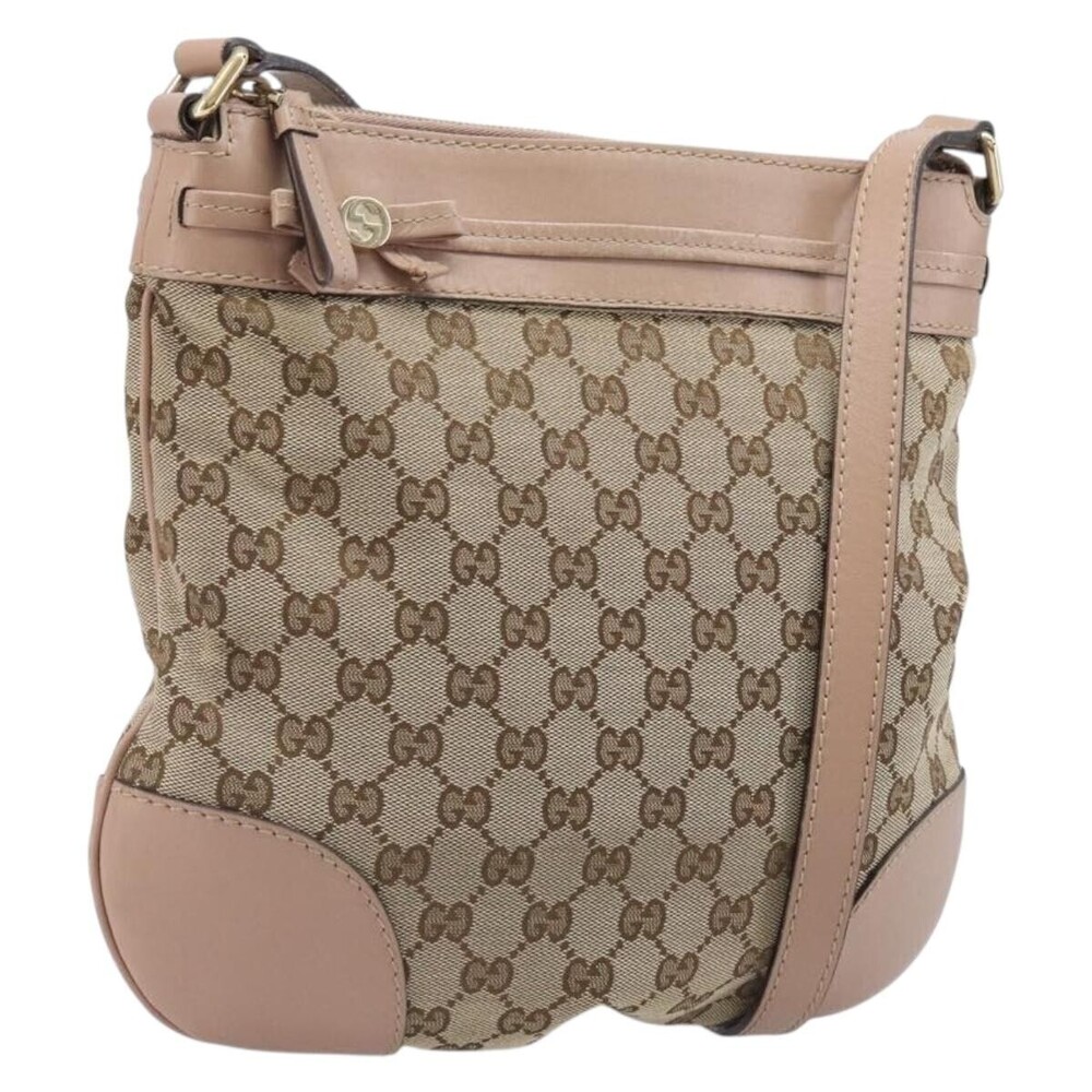 Gucci Mayfair Messenger GG Canvas and Leather